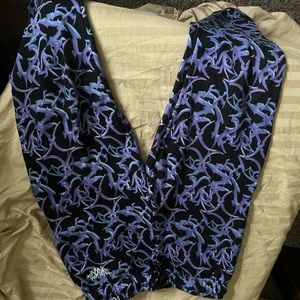 SWIXXZ SIZE MEDIUM LIKE NEW BLACK PURPLE BLUE SWEATPANTS